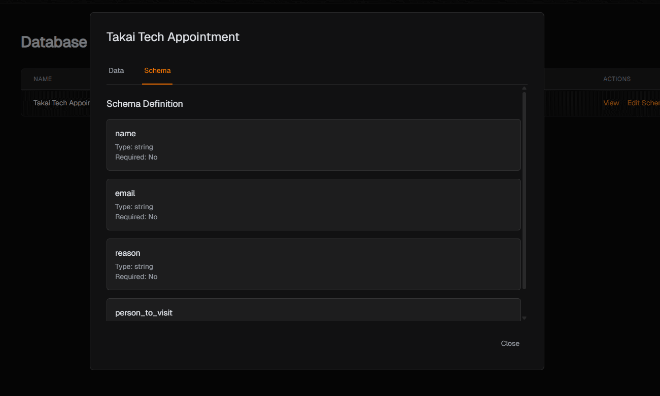 Database Configuration